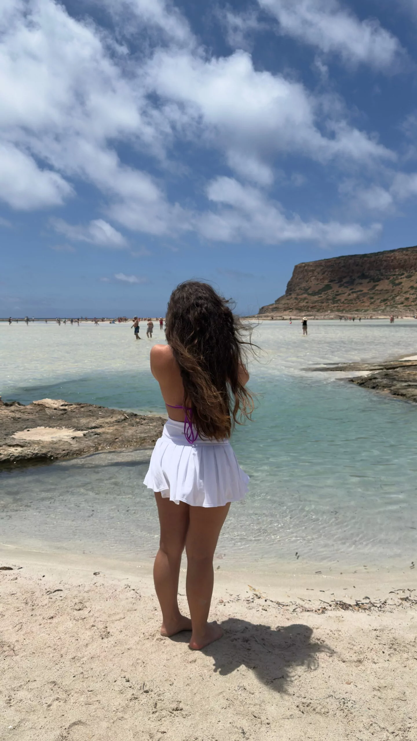 המים הרדודים והטורקיז של לגונת באלוס (Balos Beach) בכרתים